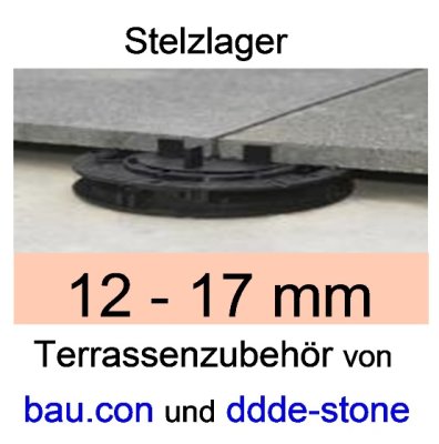 bau.con-Stelzlager-DD12.17f-Höhe-12-17mm-höhenverstellbar