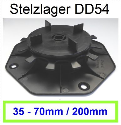 dd54-stelzlager-höhenverstellbar-35mm-70mm