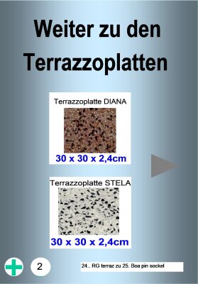 Terrazzoplatten, Terrazzo-Sockelleisten